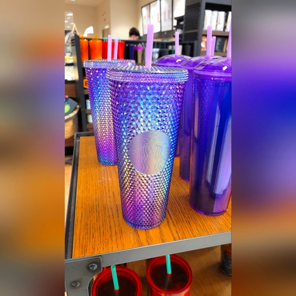 Starbucks Purple Studded Oil Slick Tumbler US Target Exclusive Venti Summer 2022 - Picture 3 of 3